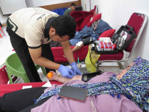 Kodim 0505/Jakarta Timur Kumpulkan 44 Kantong Darah untuk RSPAD