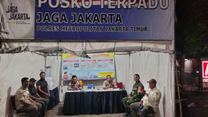 Koramil Pulogadung Gelar Patroli Malam Minggu Bersama Komduk