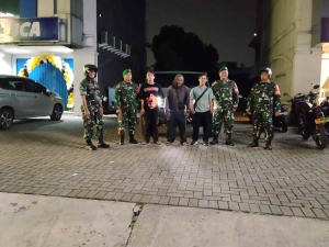 Babinsa Koramil Perkuat Kamtibmas Lewat Patroli Malam di Tangerang