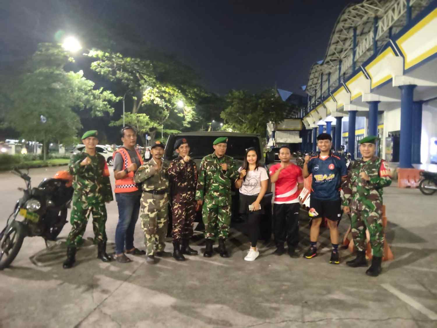 Kodim 0506/Tgr Perkuat Deteksi Dini Lewat Patroli Ronda Malam
