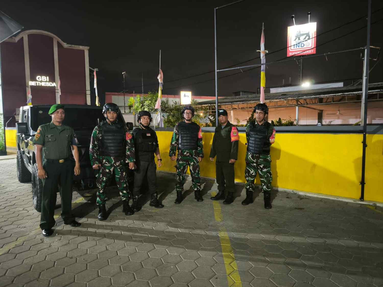 Babinsa dan Komduk Patroli Malam, Jaga Kondusivitas Wilayah