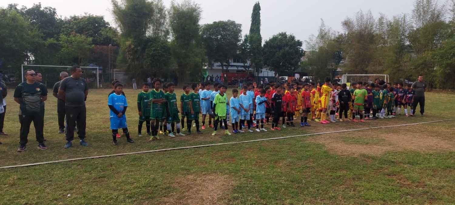 Danramil 06/Cibodas Buka Turnamen Sepak Bola U-10 Danramil Cup