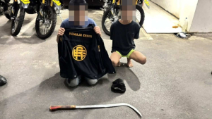 Patroli Brimob Cegah Tawuran di Cakung, Dua Pemuda Diamankan