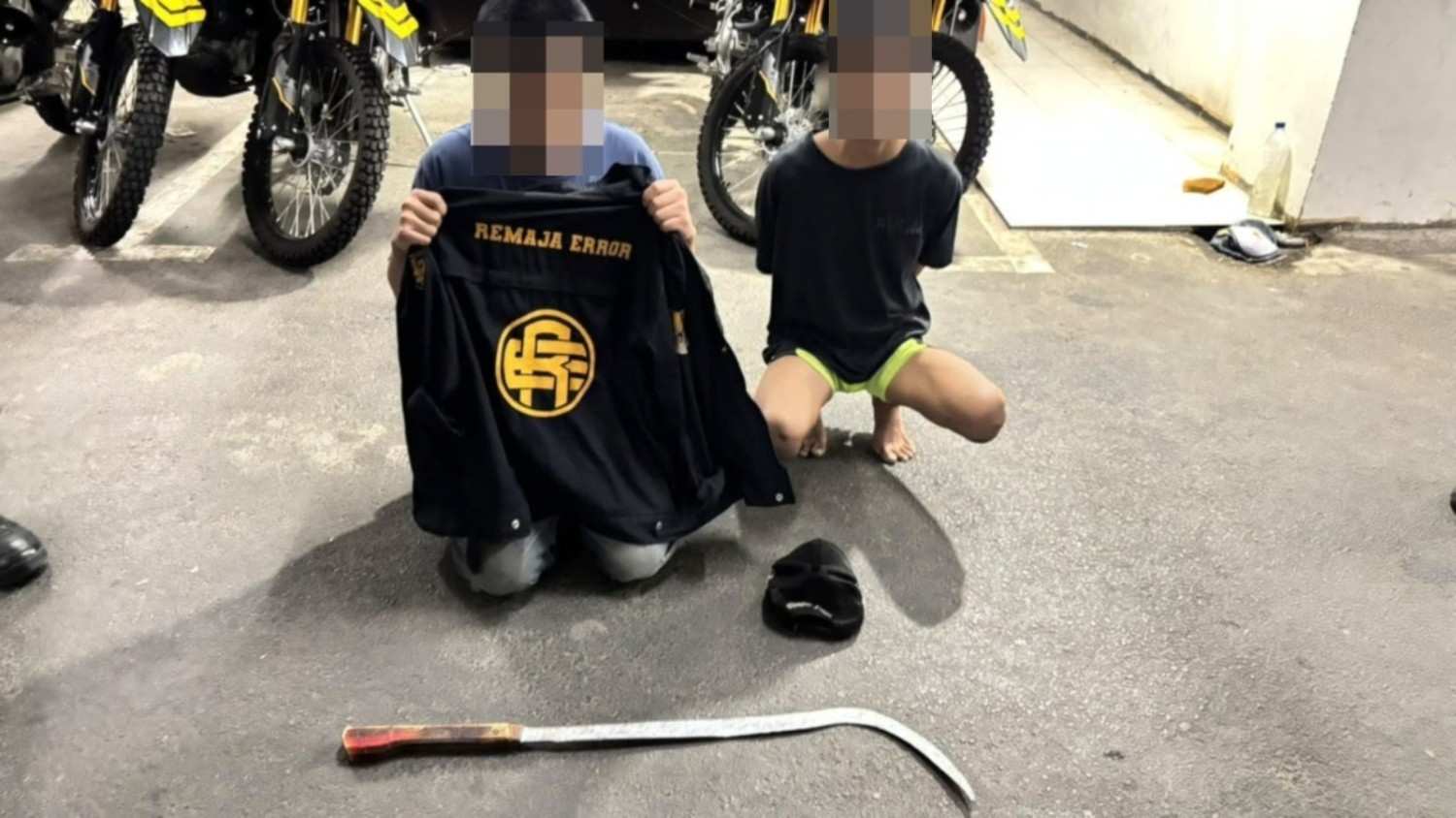 Patroli Brimob Cegah Tawuran di Cakung, Dua Pemuda Diamankan