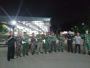 Babinsa Kodim Tangerang Aktif Patroli Malam Jaga Kamtibmas
