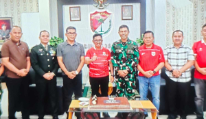 Wali Kota Tangerang Silaturahmi ke Kodim 0506, Sampaikan Ucapan HUT TNI