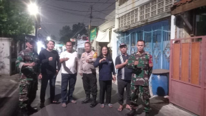 Koramil 02/Matraman dan Komduk Perkuat Siskamling Jaga Kamtibmas