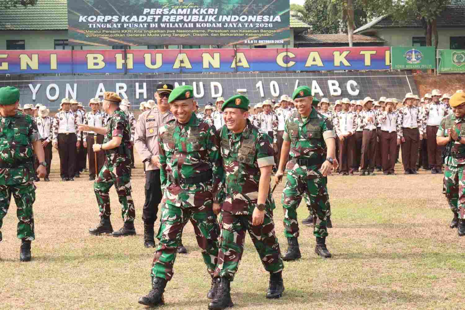 500 Pelajar Ikuti Persami KKRI 2026 di Menarhanud 10/ABC Tangerang Selatan