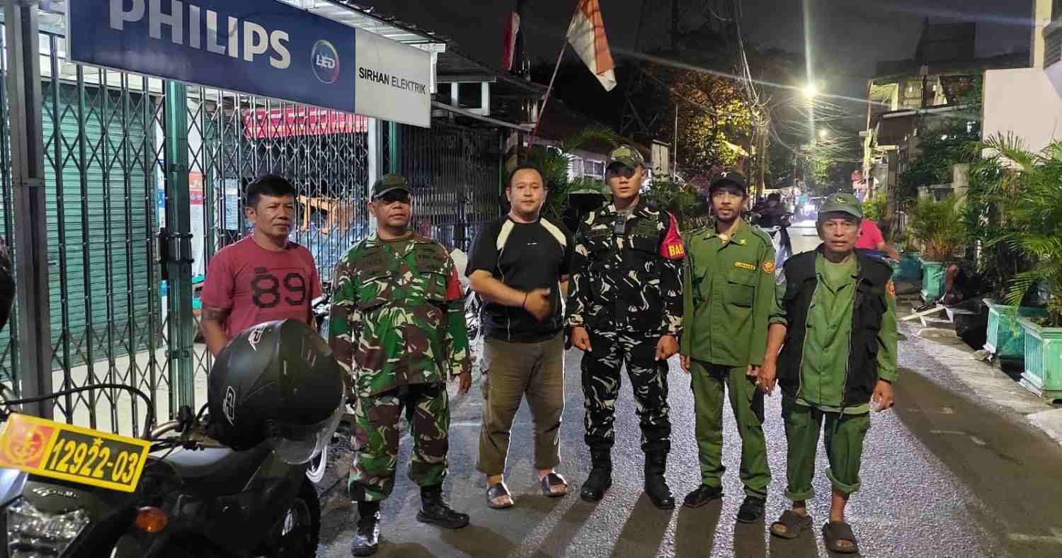 Koramil Matraman Patroli Malam, Cegah Kenakalan dan Tawuran Remaja