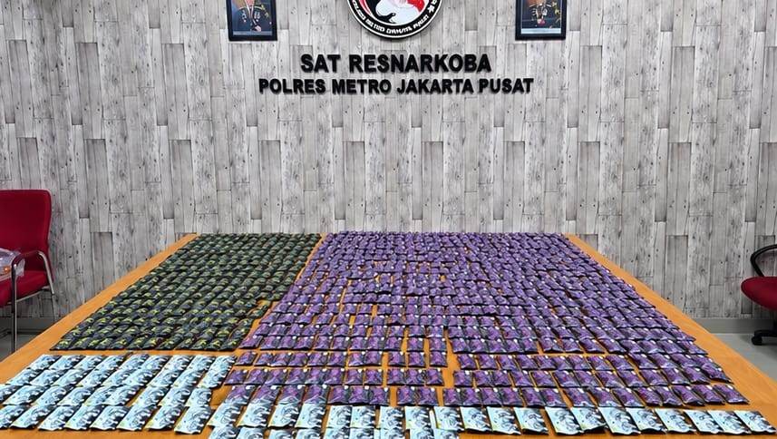 Polres Jakpus Ungkap 858 Kartrid Diduga Mengandung Etomidate