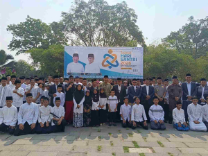 Dandim 0506/Tangerang Hadiri Upacara Hari Santri Nasional di Tangsel