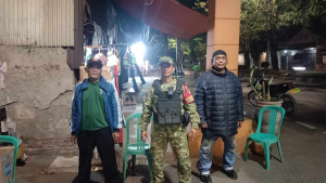 Babinsa Pulogadung dan Komduk Perkuat Siskamling di Jatinegara Kaum