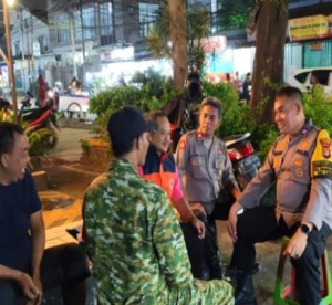 TNI-Polri dan Komduk Patroli Bersama, Jaga Kamtibmas di Cakung